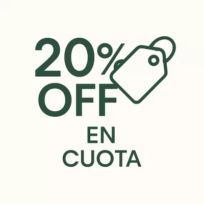 20% OFF en tu Próxima Cuota