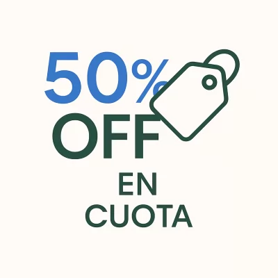 50% OFF en tu Próxima Cuota