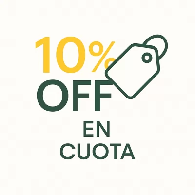 10% OFF en tu Próxima Cuota